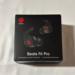 Beats by Dre Beats Fit Pro Wireless Earbuds - Black with Red Logo